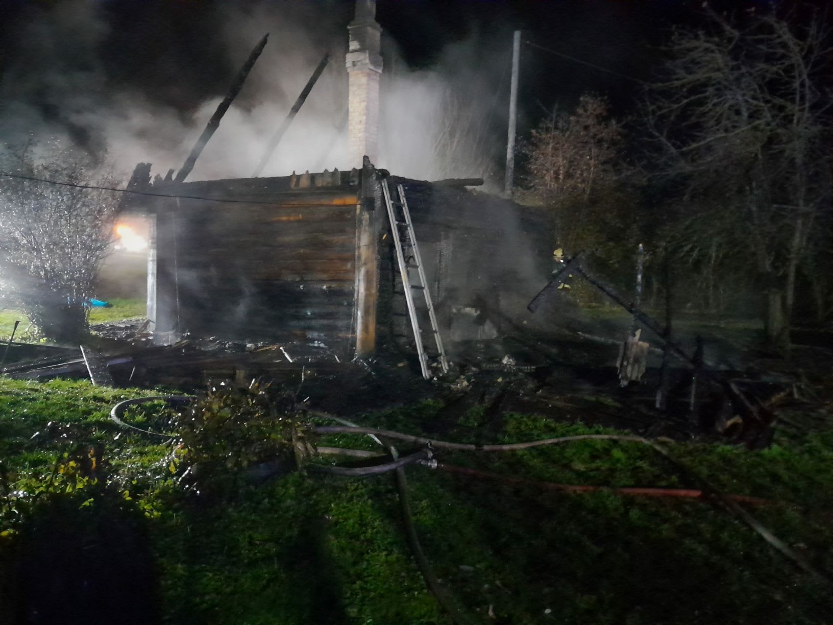 Põlenud maja
